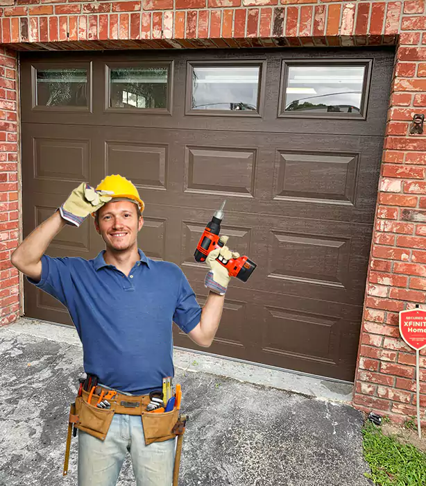 Single Garage Door Replacement in Oakland, FL